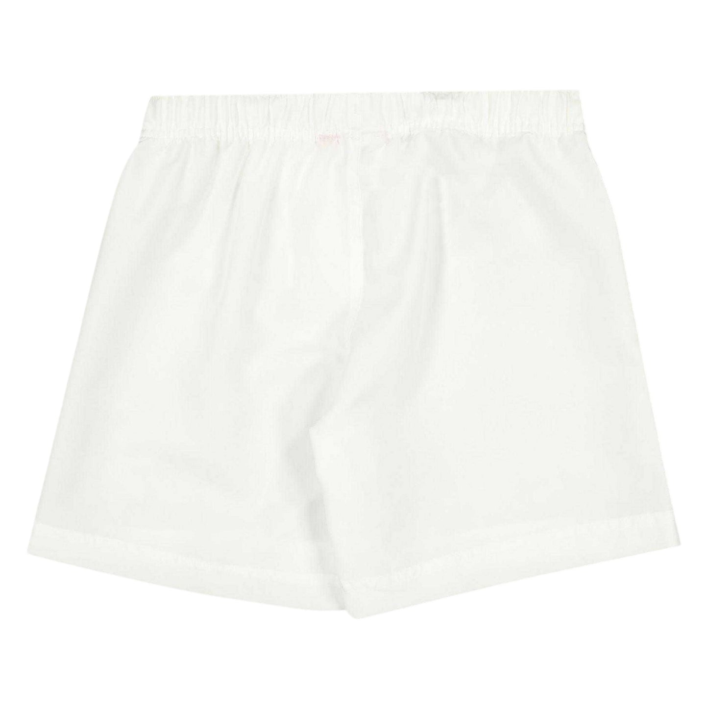White - Back - Puma Childrens-Kids Woven Logo Shorts