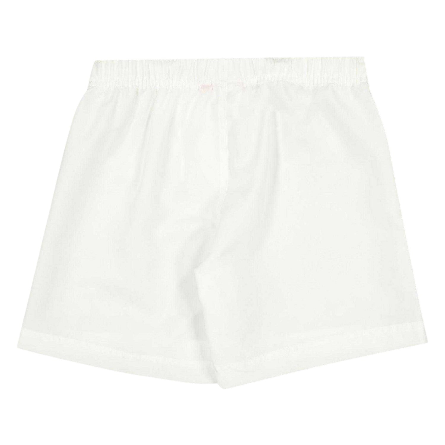 White - Back - Puma Childrens-Kids Woven Logo Shorts