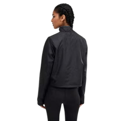 Blue-Black - Back - Ellesse Womens-Ladies Natrlich Quarter Zip Fleece Jacket