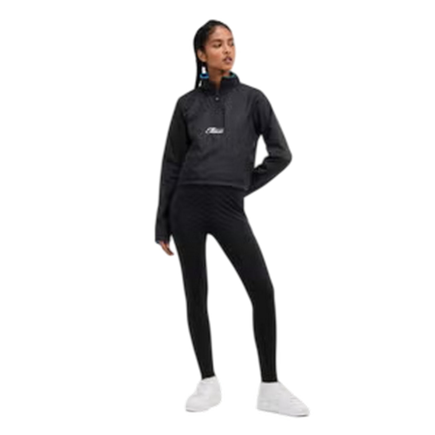 Blue-Black - Lifestyle - Ellesse Womens-Ladies Natrlich Quarter Zip Fleece Jacket