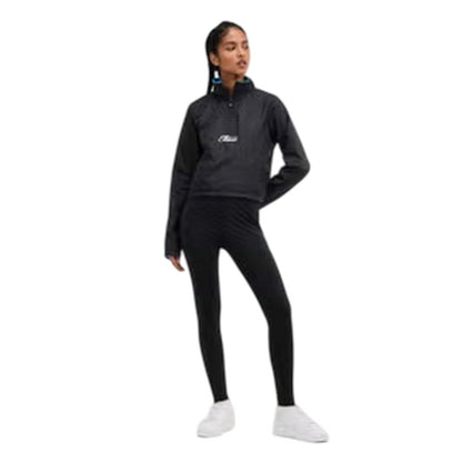 Blue-Black - Lifestyle - Ellesse Womens-Ladies Natrlich Quarter Zip Fleece Jacket
