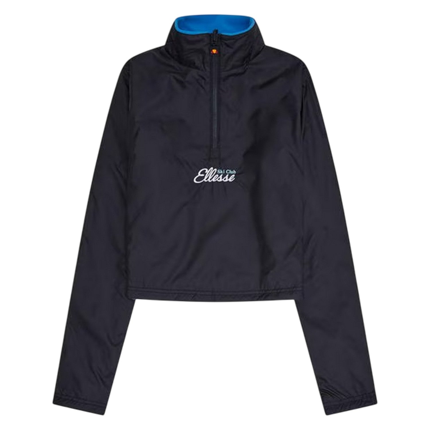 Blue-Black - Front - Ellesse Womens-Ladies Natrlich Quarter Zip Fleece Jacket