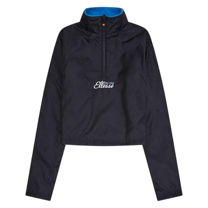Blue-Black - Front - Ellesse Womens-Ladies Natrlich Quarter Zip Fleece Jacket
