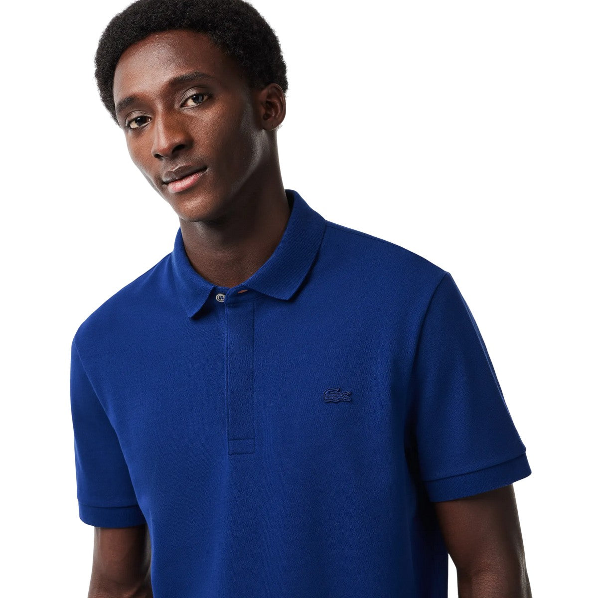 Blue - Lifestyle - Lacoste Mens Paris Stretch Regular Polo Shirt