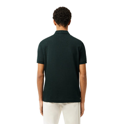 Dark Green - Back - Lacoste Mens Paris Stretch Regular Polo Shirt