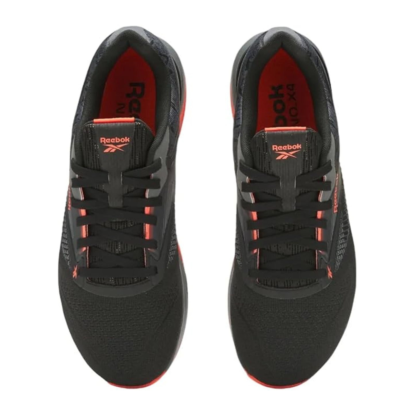 Black-Orange - Lifestyle - Reebok Mens Nano X4 Graphic Trainers