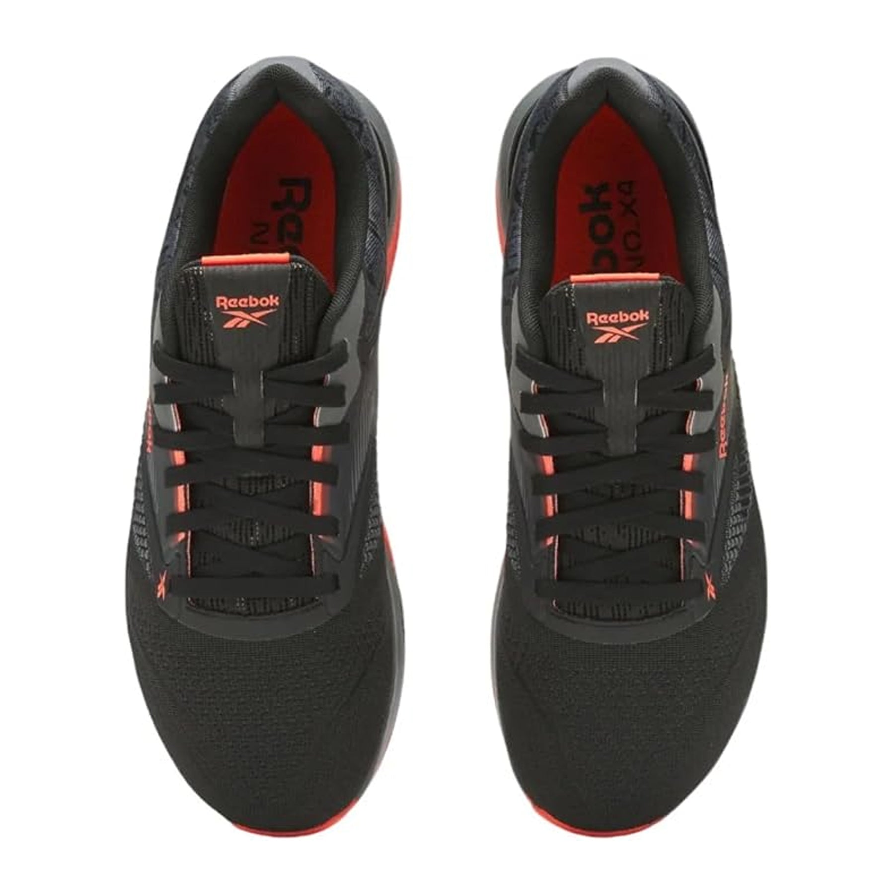Black-Orange - Lifestyle - Reebok Mens Nano X4 Graphic Trainers