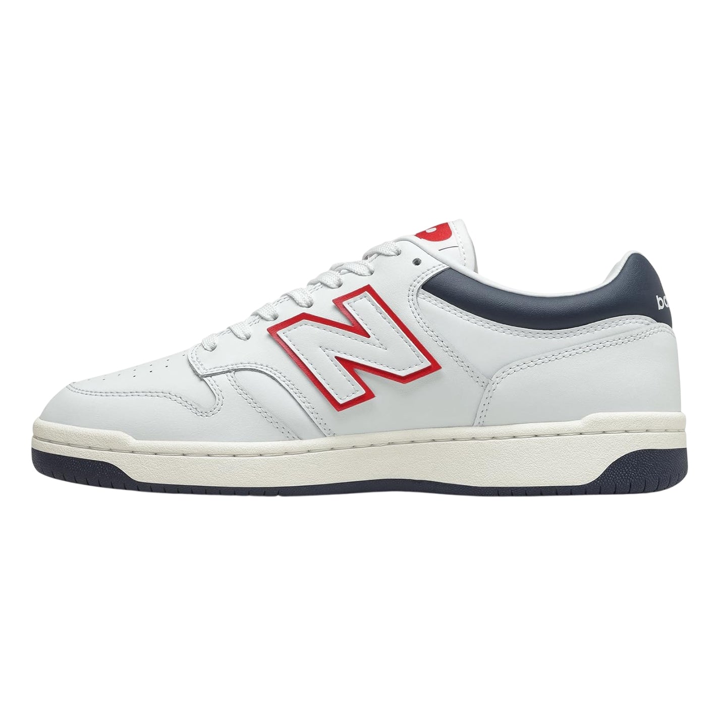 White - Back - New Balance Womens-Ladies BB480 Flat Trainers