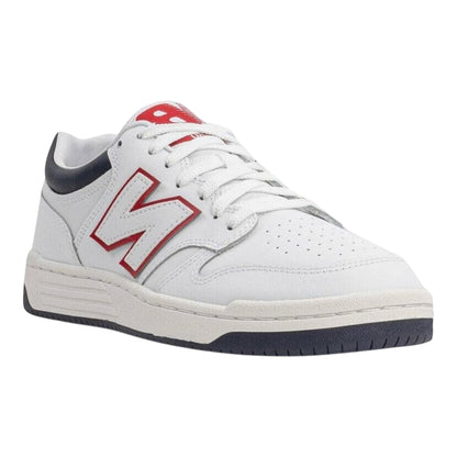White - Front - New Balance Womens-Ladies BB480 Flat Trainers