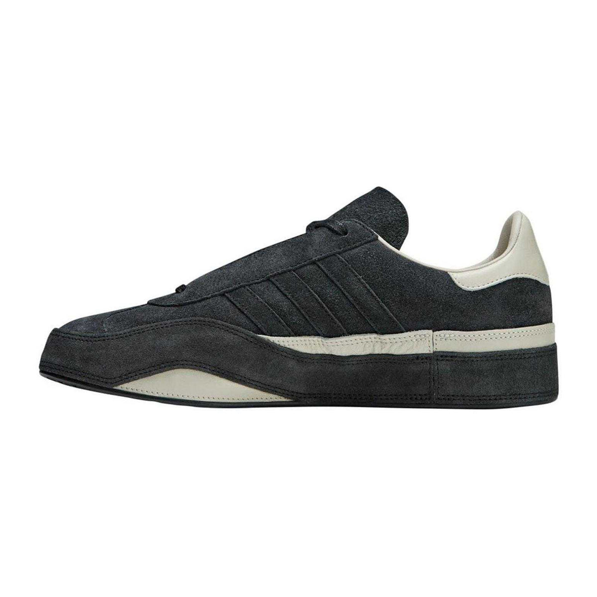 Black - Back - Y-3 Womens-Ladies Gazelle Suede Trainers