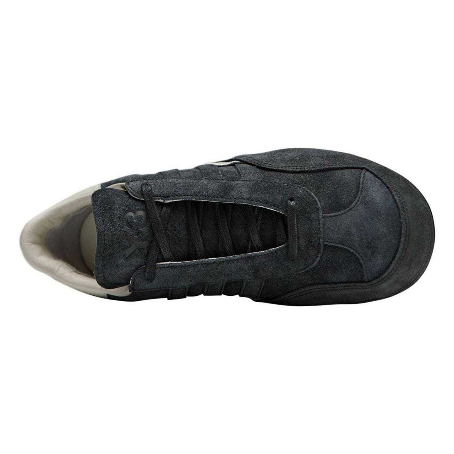 Black - Side - Y-3 Mens Gazelle Suede Trainers