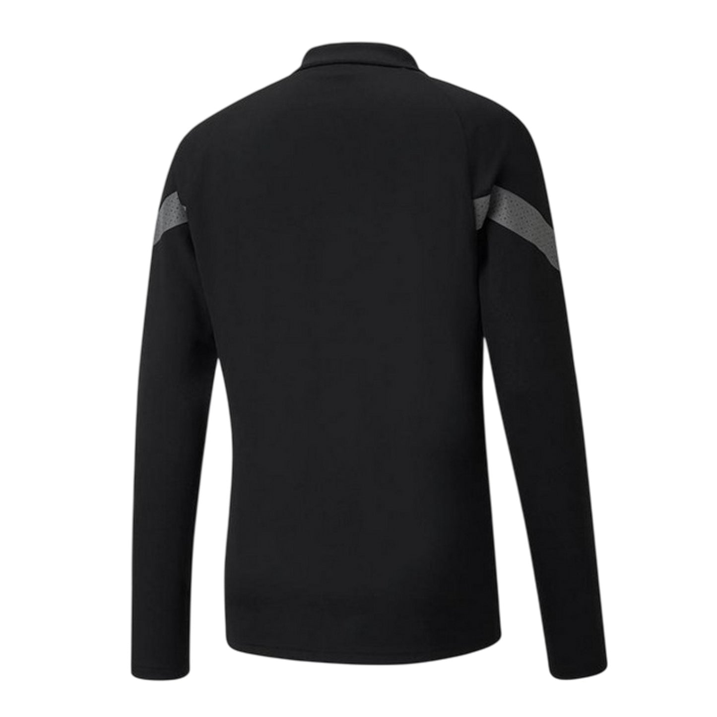 Black Print - Back - Puma Mens TeamFinal Quarter Zip Training Track Top