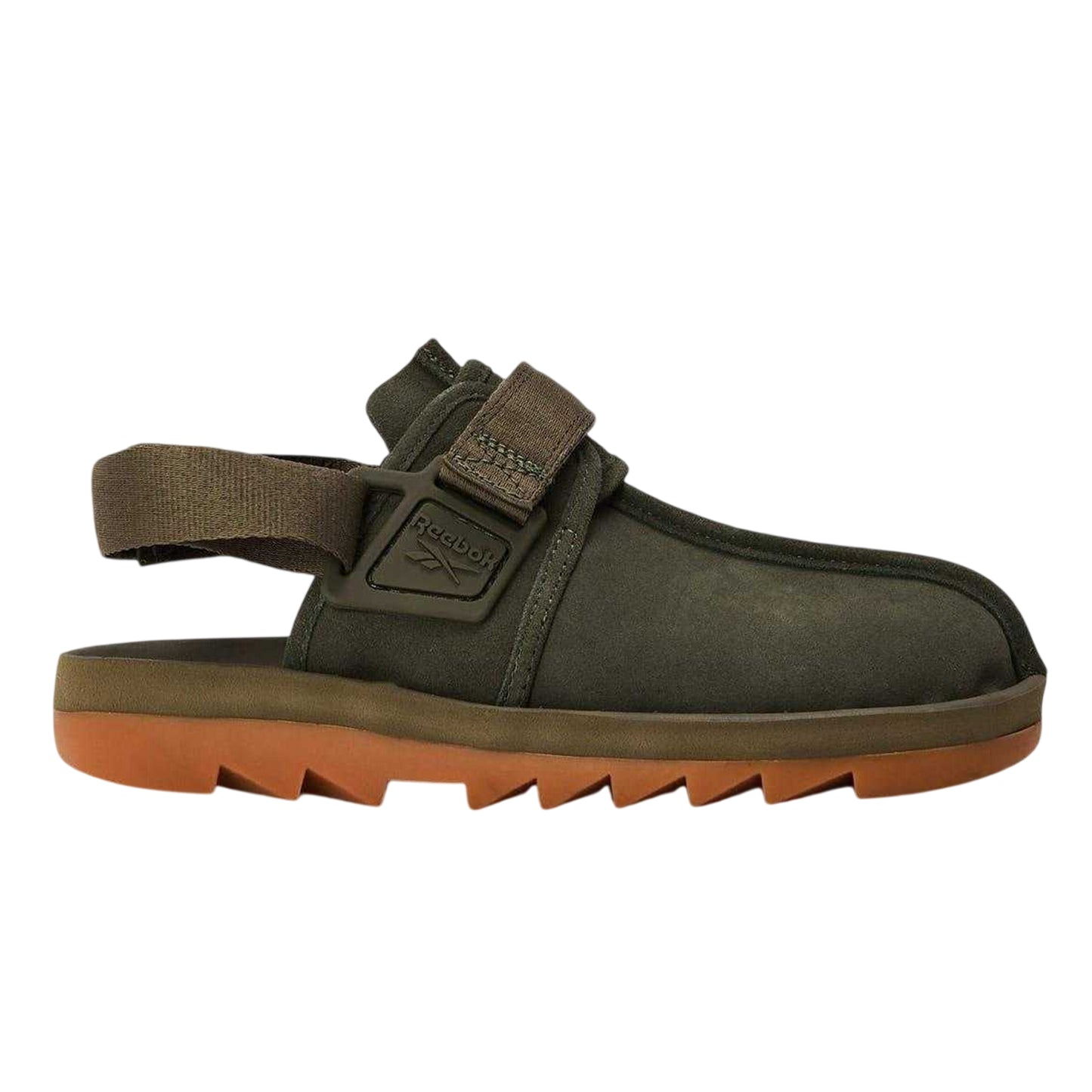 Army Green - Front - Reebok Unisex Adult Beatnik Sueded Sandals