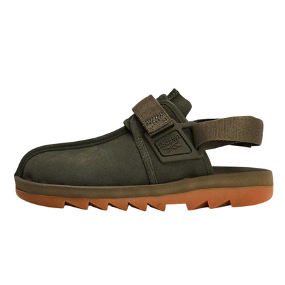Army Green - Back - Reebok Unisex Adult Beatnik Sueded Sandals