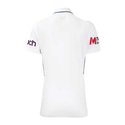 Red - Back - Castore Womens-Ladies England Cricket T-Shirt