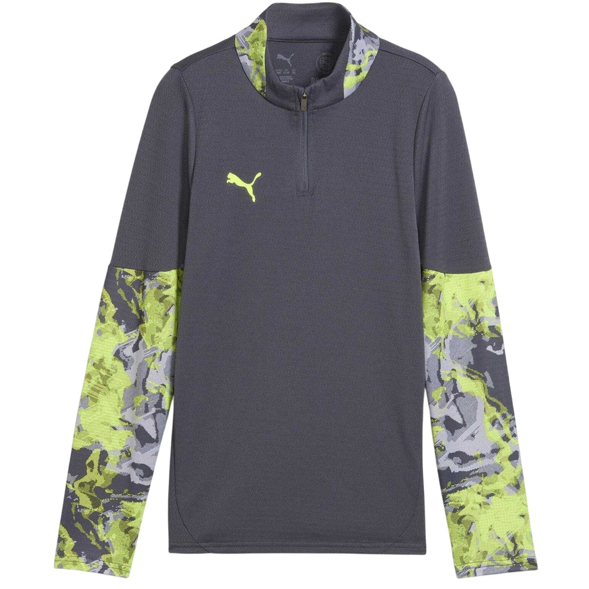 Grey - Front - Puma Childrens-Kids Quarter Zip Drill Top