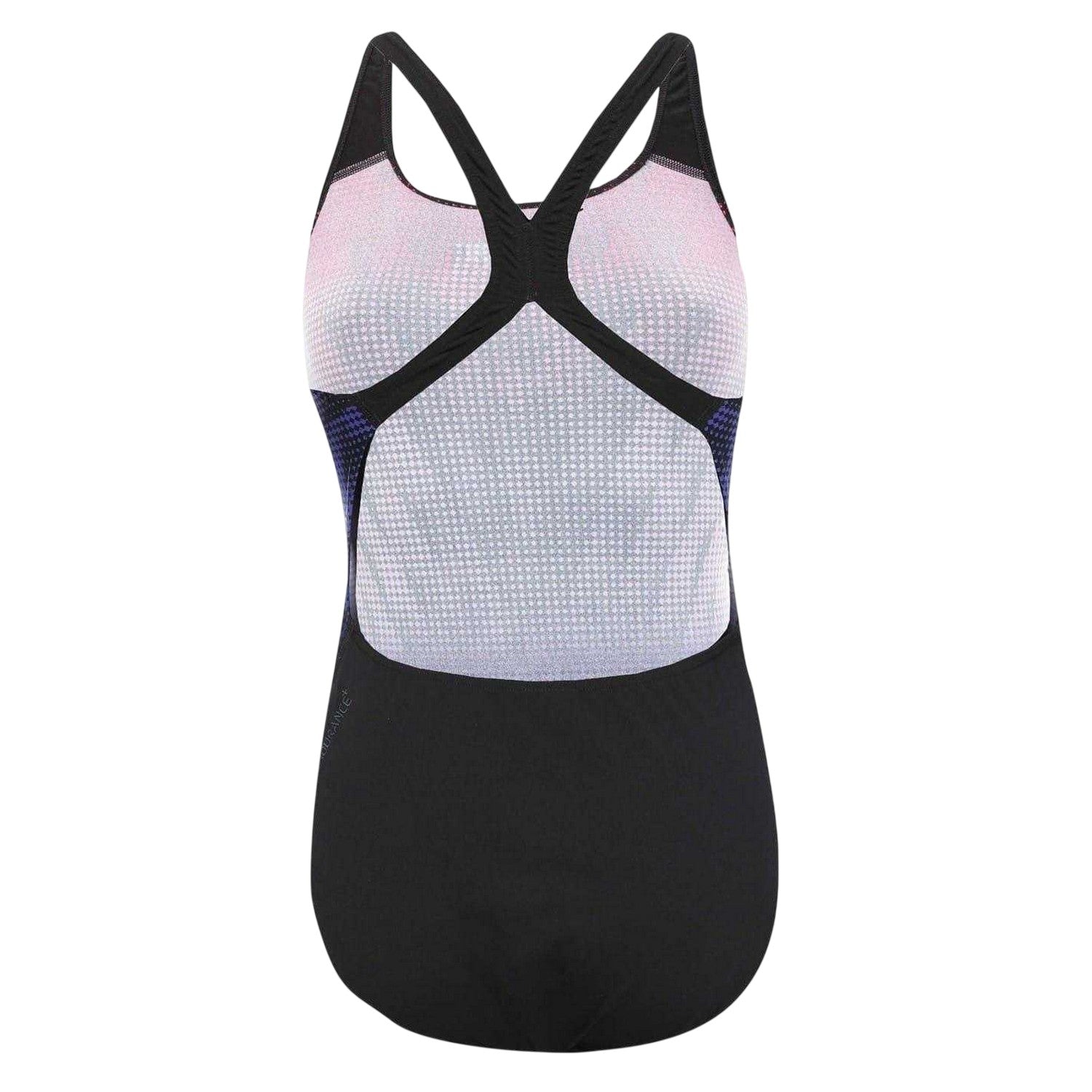 Black - Back - Speedo Womens-Ladies Digital Print One Piece Swimsuit