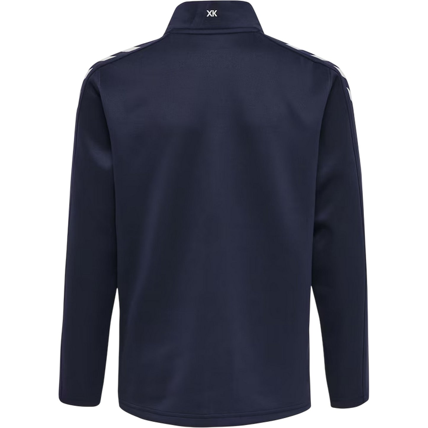 Marine - Back - Hummel Mens Zip Neck Athletic Track Jacket