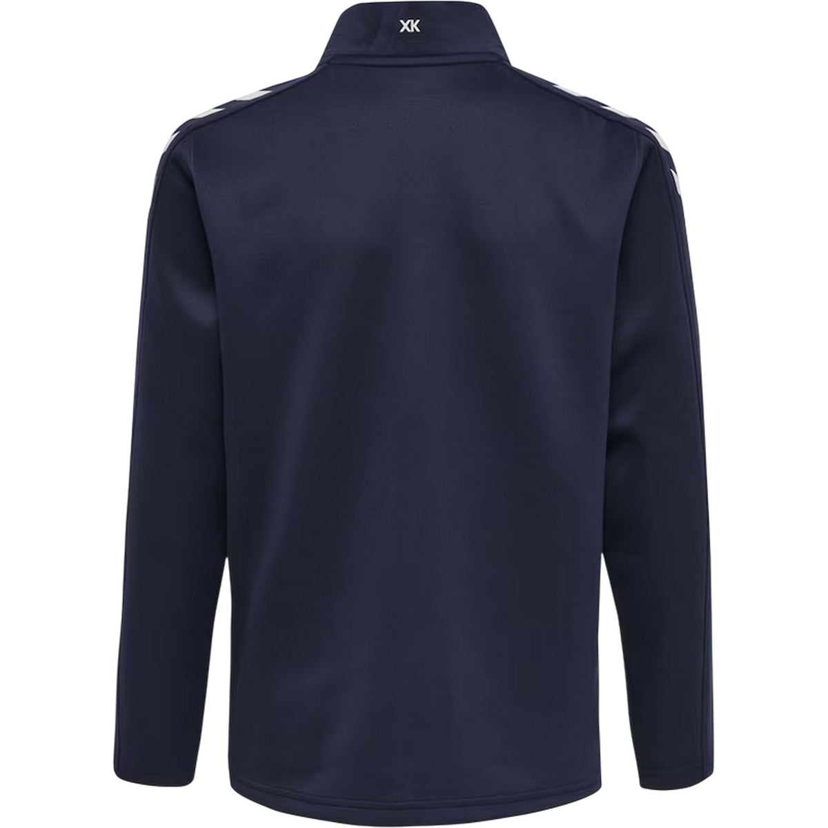 Marine - Back - Hummel Mens Zip Neck Athletic Track Jacket