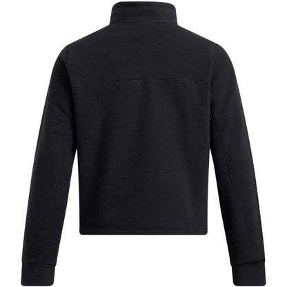 Black - Back - Under Armour Womens-Ladies Expanse Zip Neck Long-Sleeved Sweatshirt