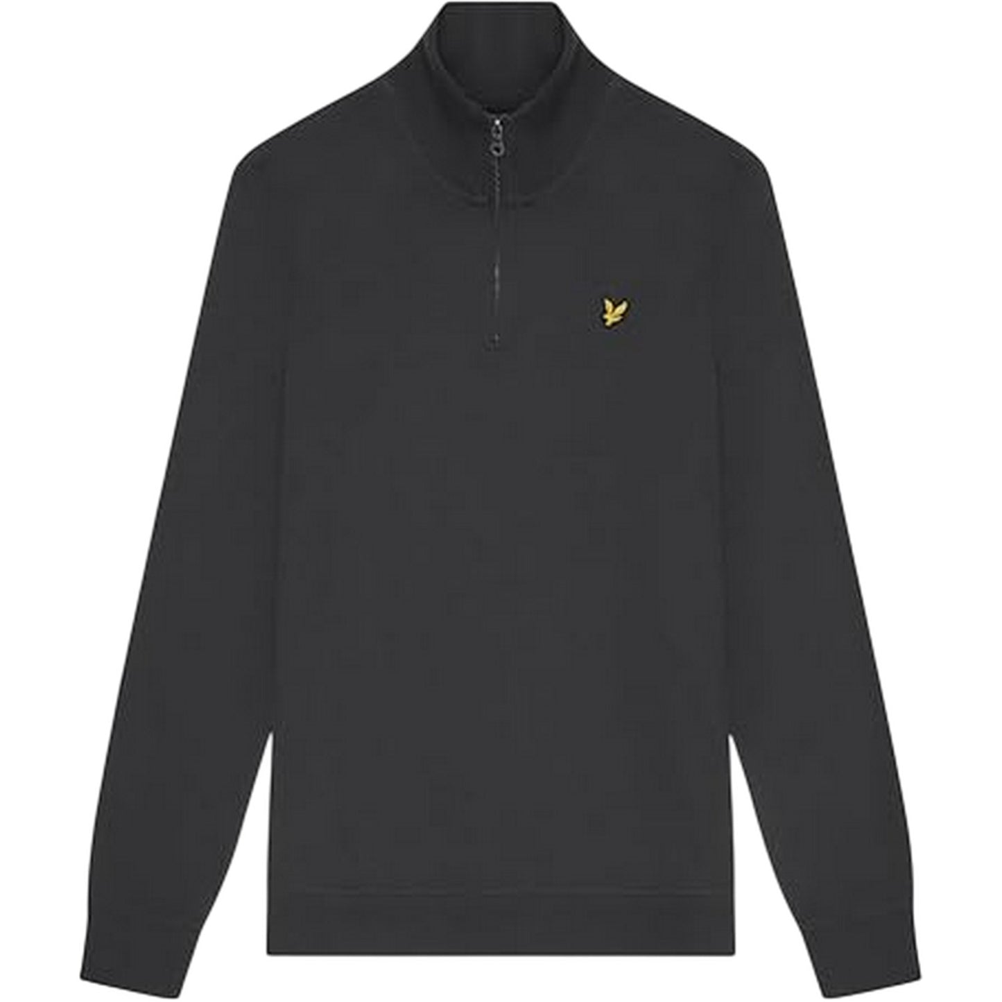 Gunmetal - Back - Lyle & Scott Mens Quarter Zip Sweatshirt