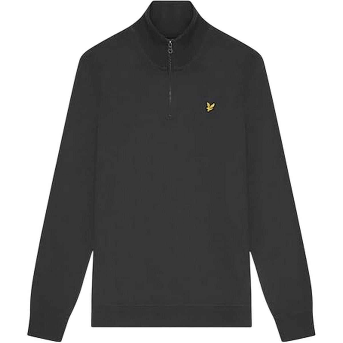 Gunmetal - Back - Lyle & Scott Mens Quarter Zip Sweatshirt