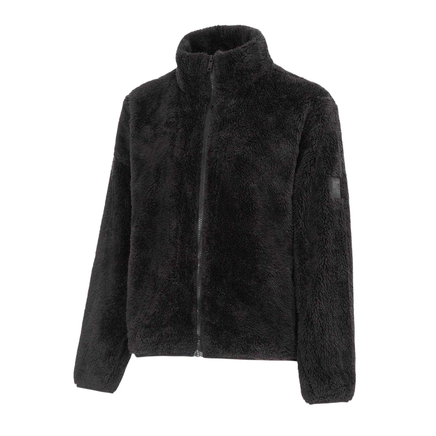 Black - Side - SoulCal Womens-Ladies Full Zip Fleece Jacket