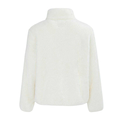 Cream - Back - SoulCal Womens-Ladies Full Zip Fleece Jacket