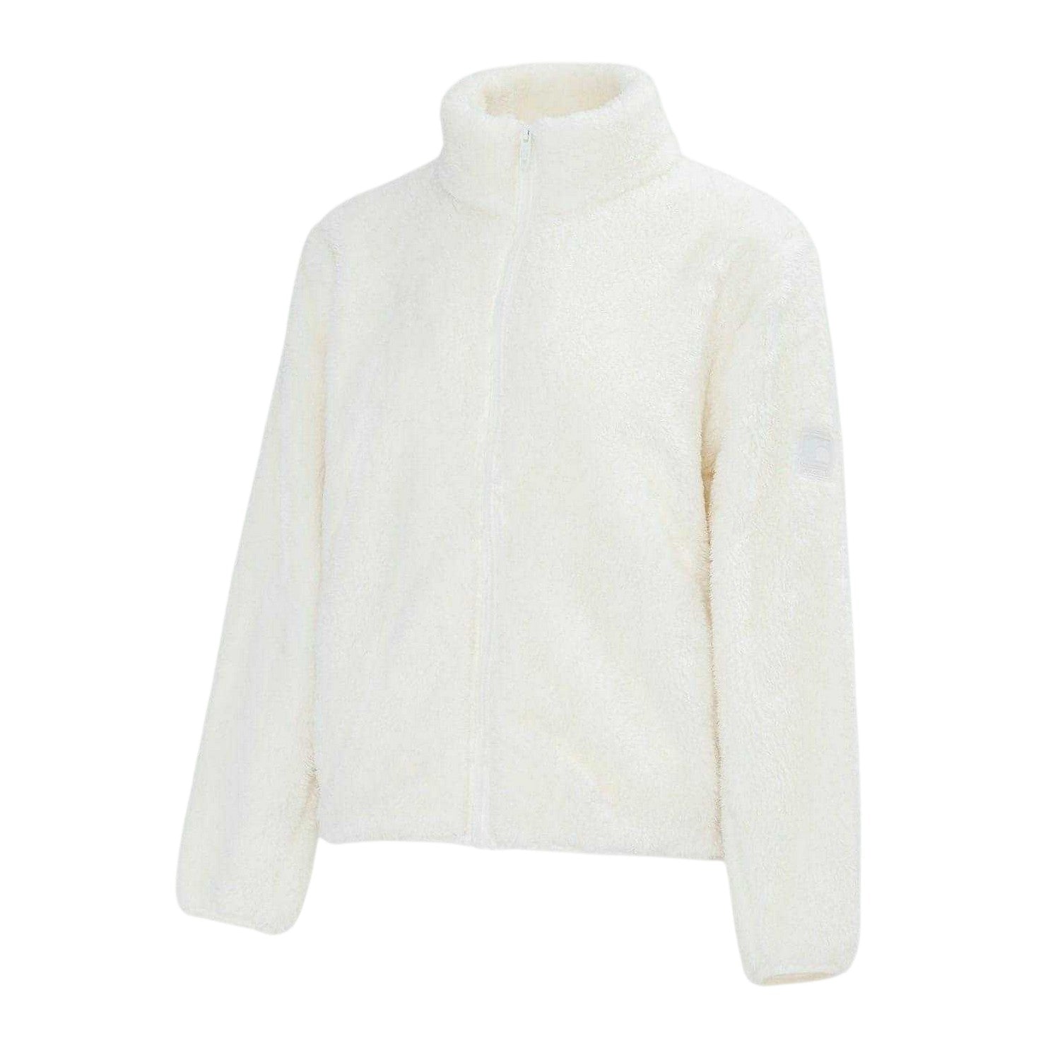 Cream - Side - SoulCal Womens-Ladies Full Zip Fleece Jacket
