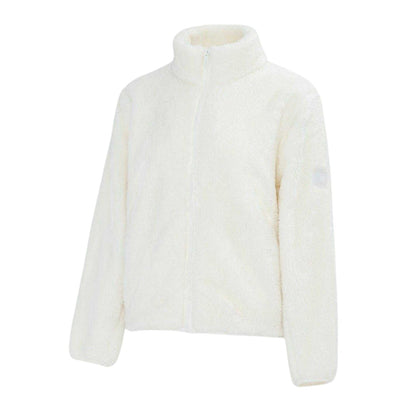 Cream - Side - SoulCal Womens-Ladies Full Zip Fleece Jacket