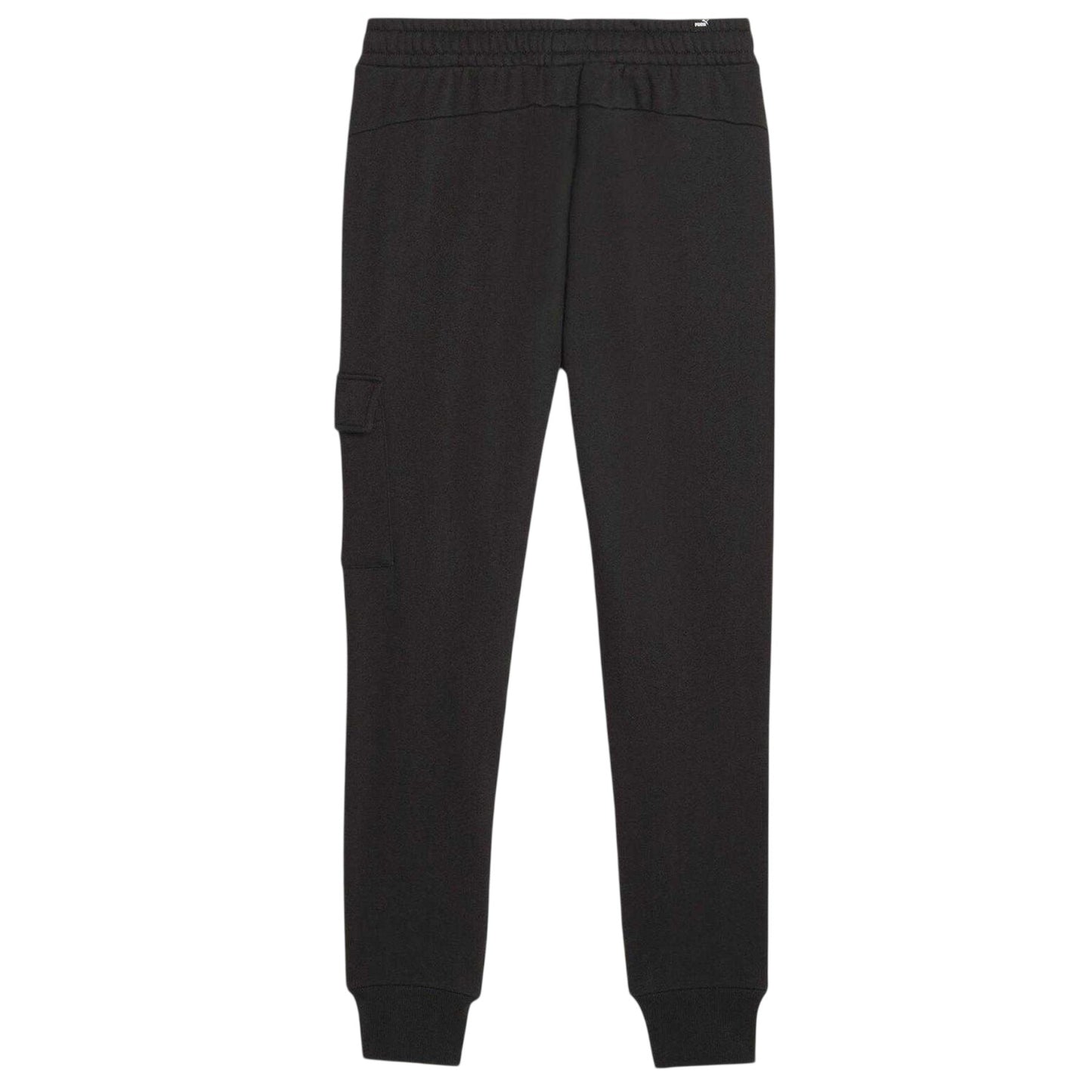 Puma Black - Back - Puma Mens Logo Regular Cargo Jogging Bottoms
