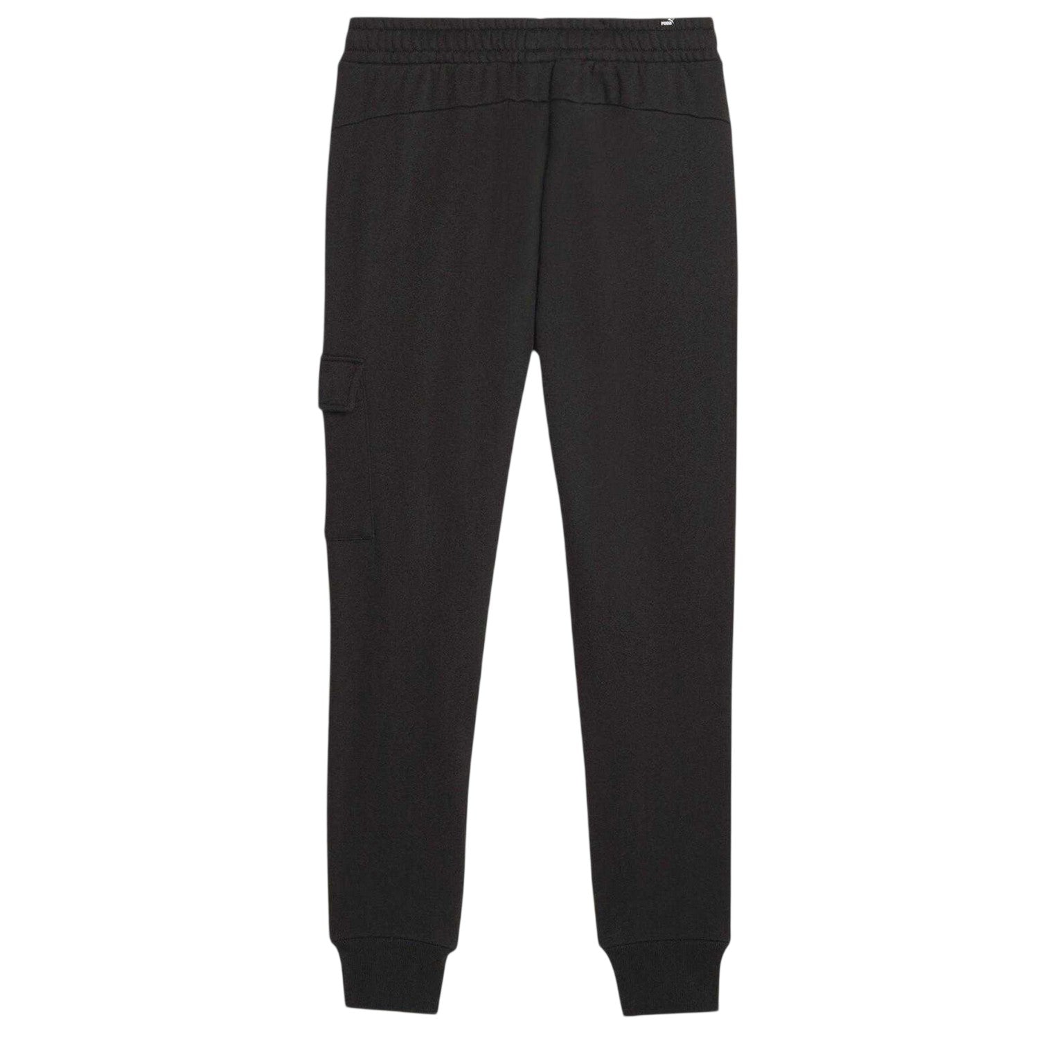 Puma Black - Back - Puma Mens Logo Regular Cargo Jogging Bottoms