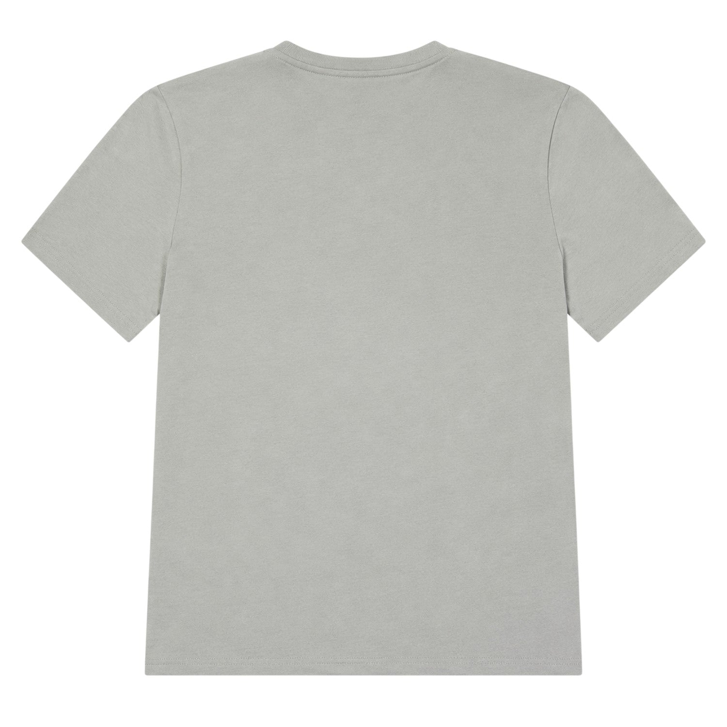 Titanium Grey-Green - Back - Under Armour Childrens-Kids Foundation Regular Short-Sleeved T-Shirt