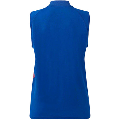 Sodalite Blue - Back - Castore Womens-Ladies England Cricket Sleeveless T-Shirt