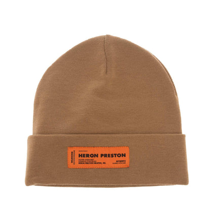 Brown - Front - Heron Preston CTNMB Beanie