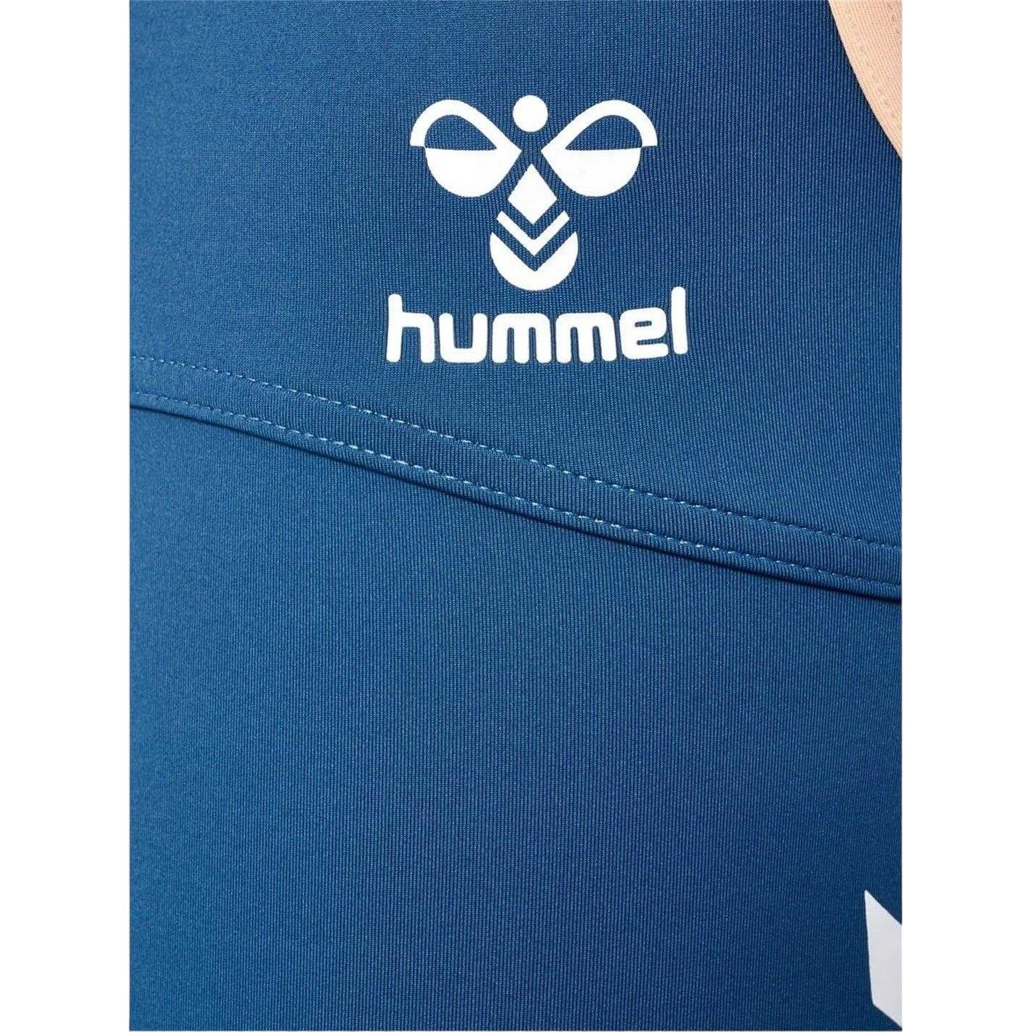 Dark Denim - Side - Hummel Girls Bell One Piece Swimsuit