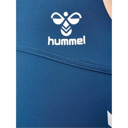 Dark Denim - Side - Hummel Girls Bell One Piece Swimsuit