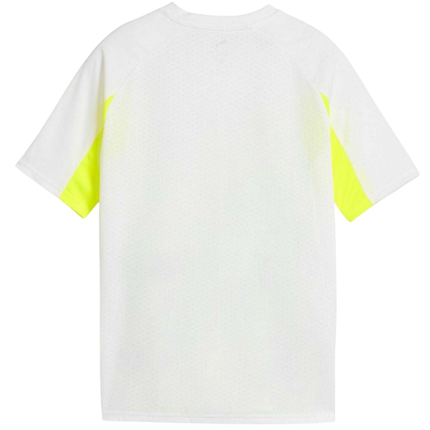 White-Yellow - Back - Puma Boys Logo Performance T-Shirt