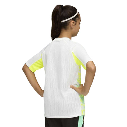 White-Yellow - Lifestyle - Puma Boys Logo Performance T-Shirt