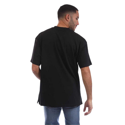 Black - Back - Avirex Mens Cunningham Oversized T-Shirt