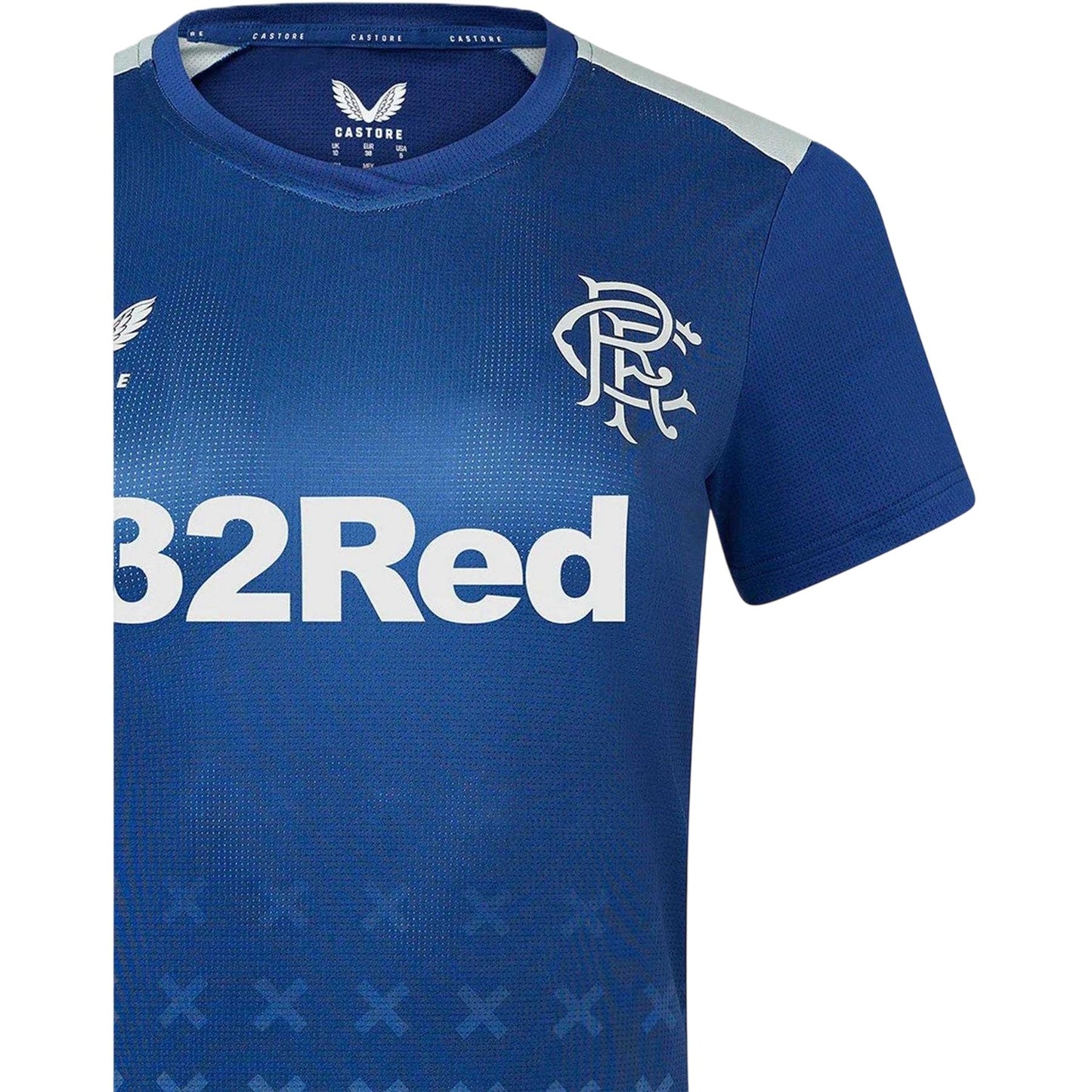 Blue - Side - Castore Childrens-Kids 2023-2024 Rangers FC Home Jersey