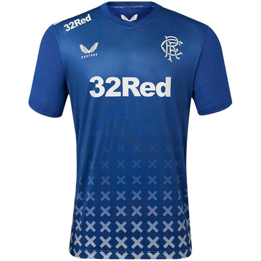 Blue - Front - Castore Childrens-Kids 2023-2024 Rangers FC Home Jersey