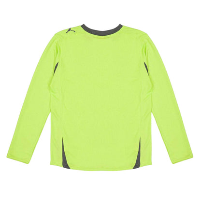Green - Back - Puma Childrens-Kids Pwr C 5.10 Logo Long-Sleeved T-Shirt