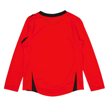 Red - Back - Puma Childrens-Kids Pwr C 5.10 Logo Long-Sleeved T-Shirt