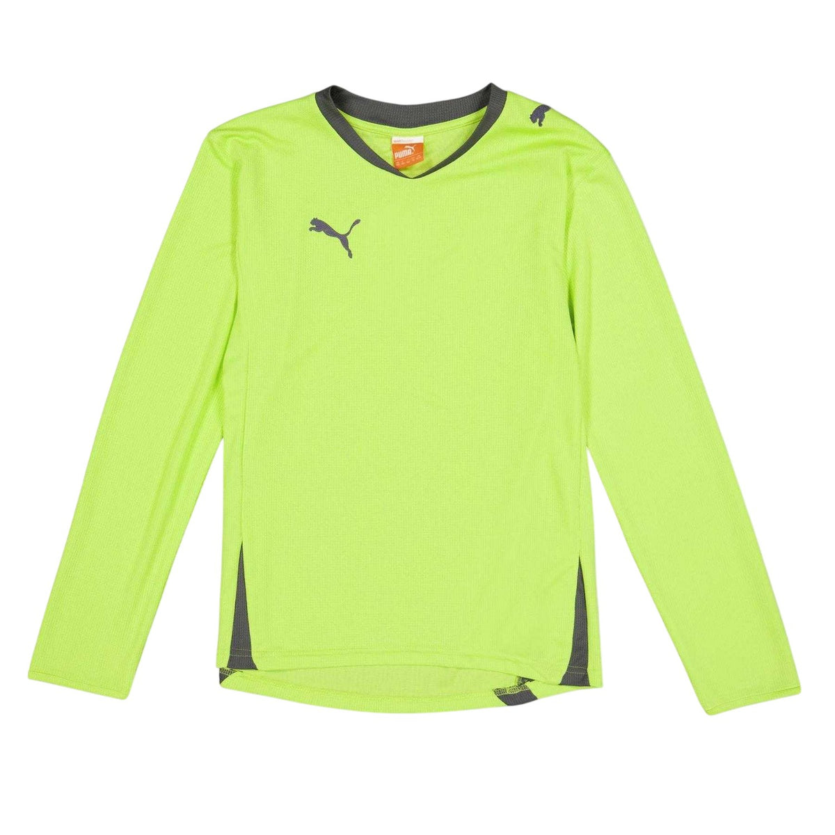 Green - Front - Puma Childrens-Kids Pwr C 5.10 Logo Long-Sleeved T-Shirt