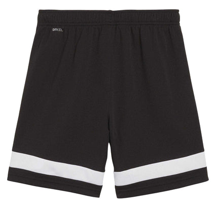 Black - Back - Puma Childrens-Kids Logo Football Shorts