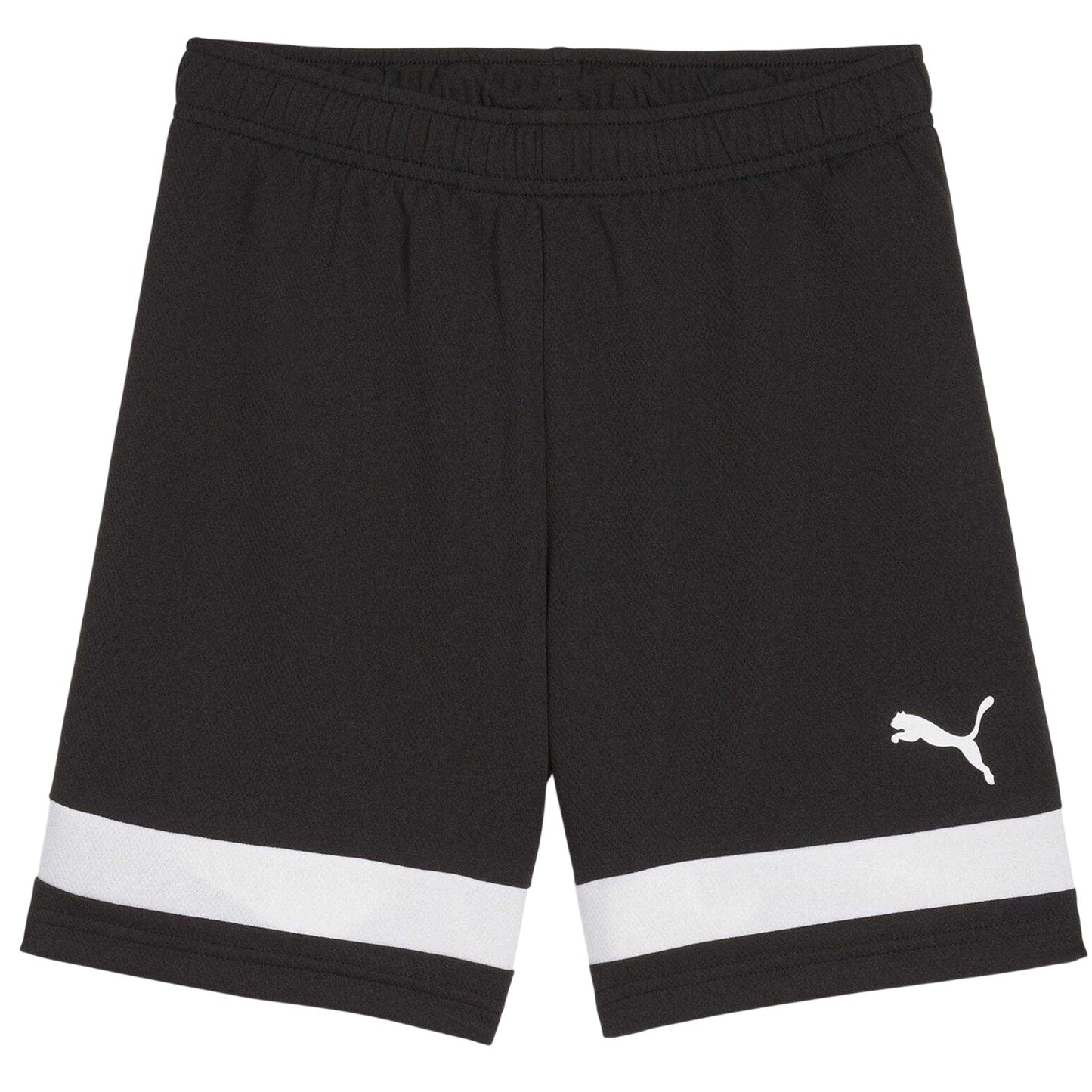 Black - Front - Puma Childrens-Kids Logo Football Shorts