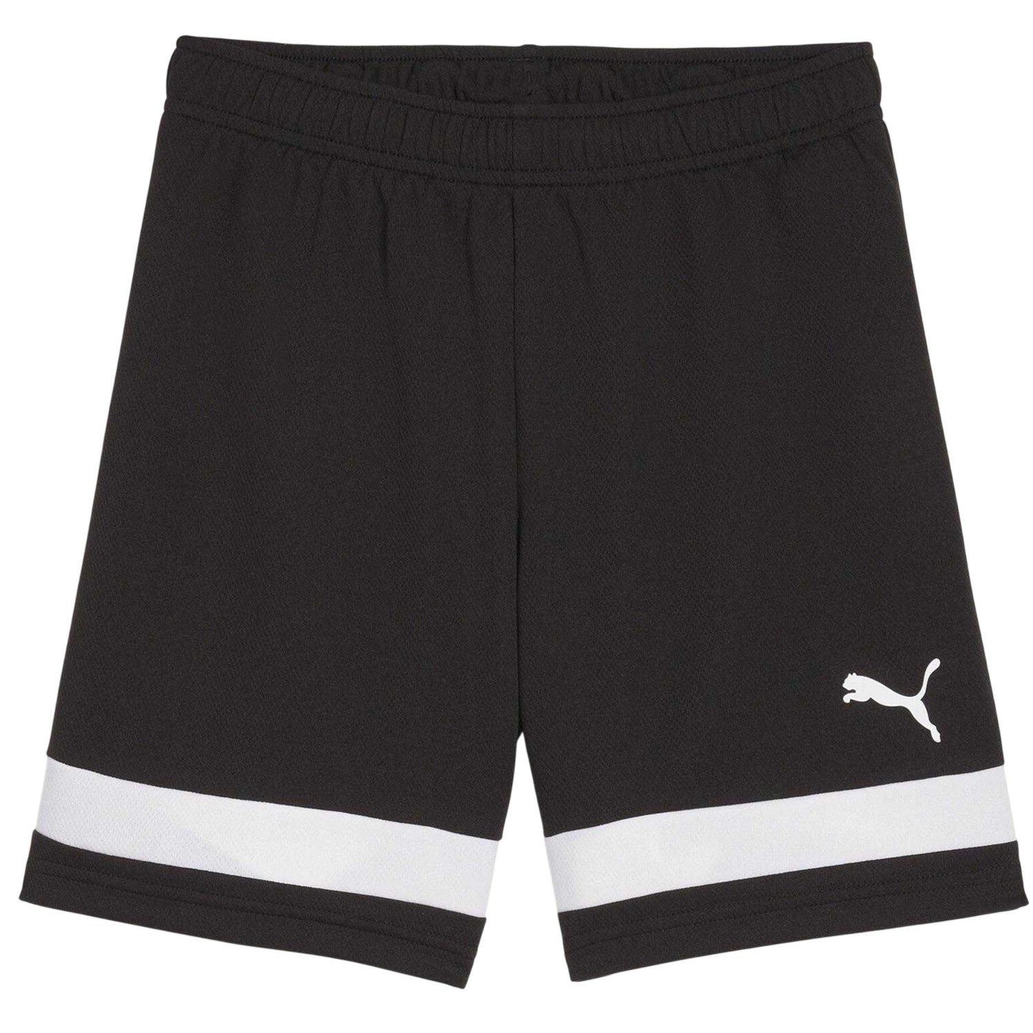 Black - Front - Puma Childrens-Kids Logo Football Shorts