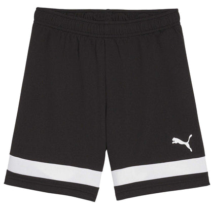 Black - Front - Puma Childrens-Kids Logo Football Shorts