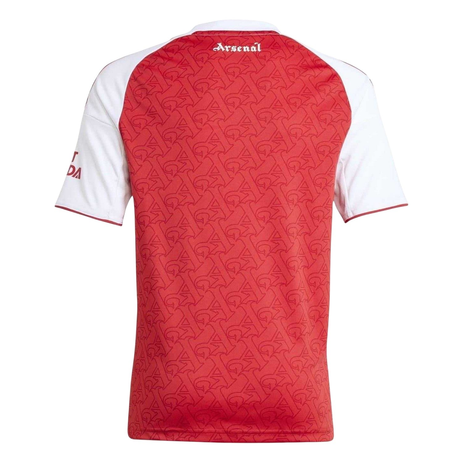 Red - Back - Adidas Childrens-Kids Arsenal FC Raglan T-Shirt